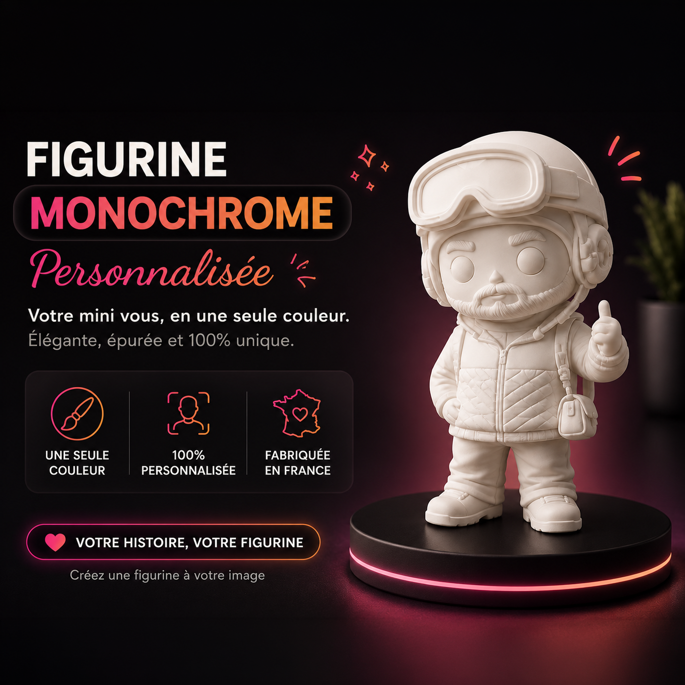 Mini Figurine Made in France