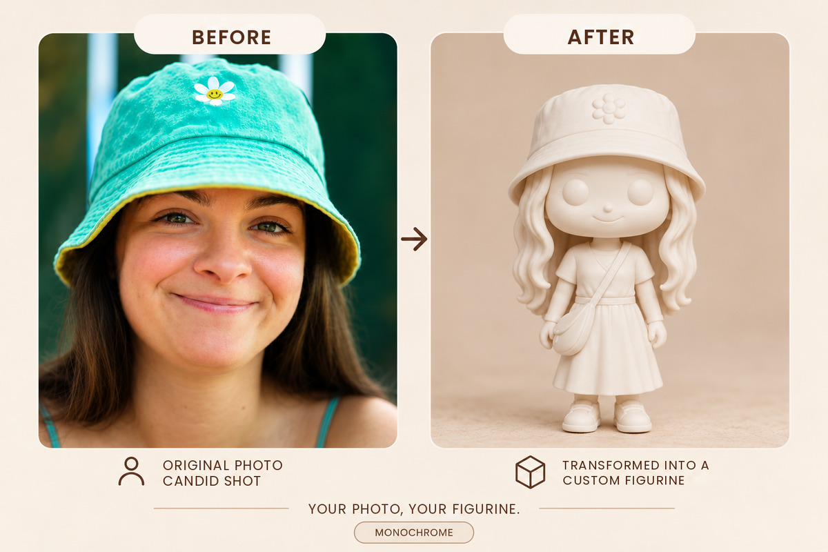 Before / After: another MyPopMee mini figurine transformation